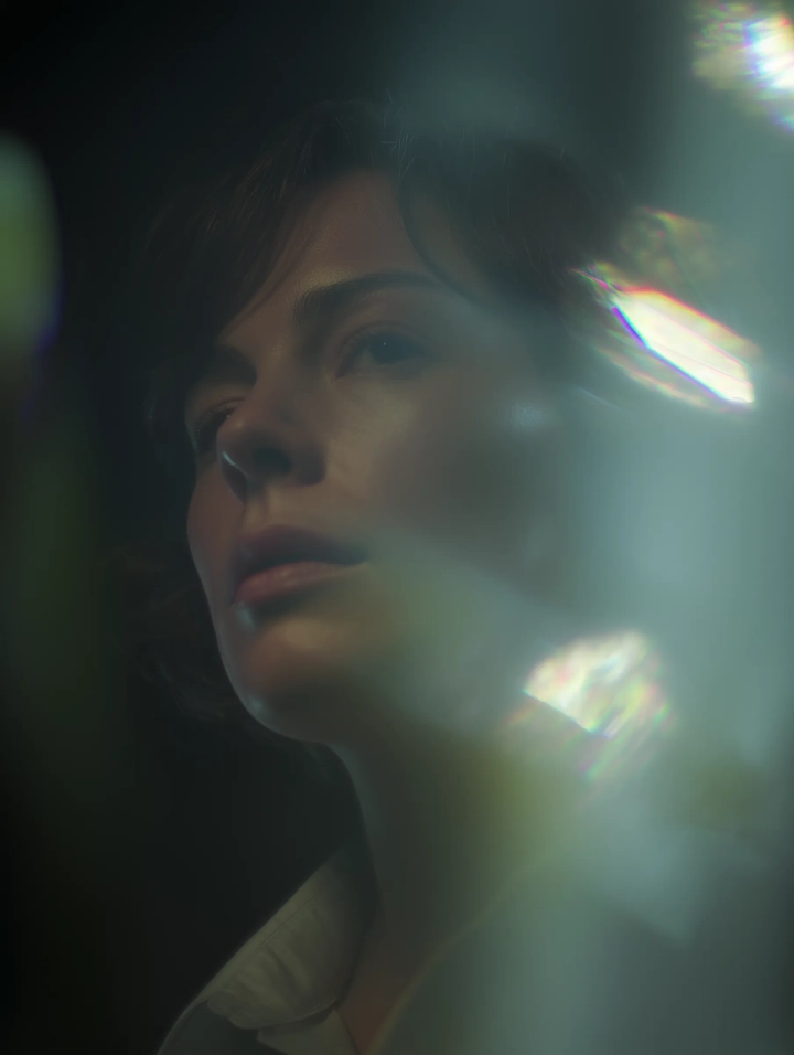 An illustrative moody cinematic portrait image.