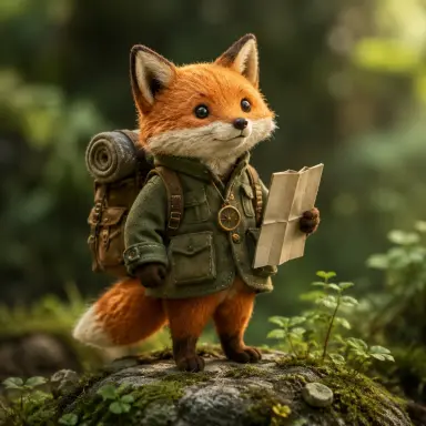 AI storybook illustration example with DoMax AI